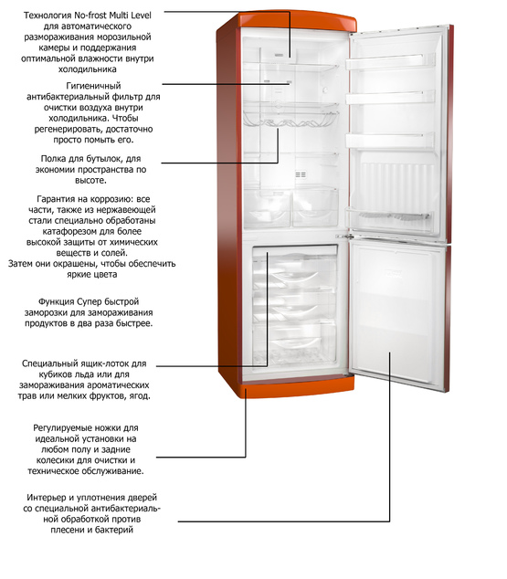 Холодильник BOCB662/B