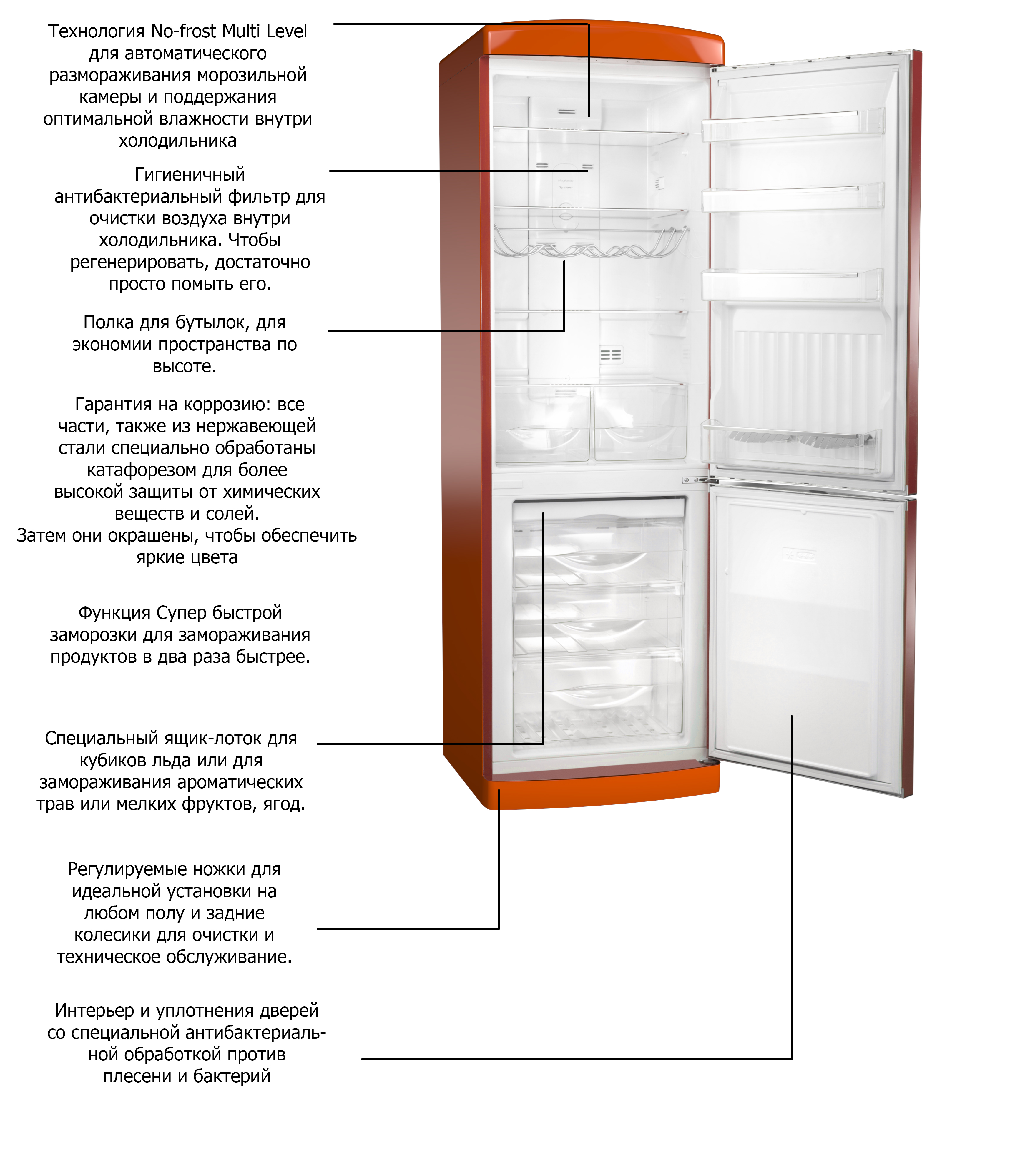 Холодильник BOCB675/C