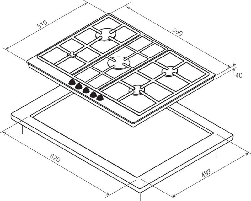 Варочная поверхность BO297MB/N