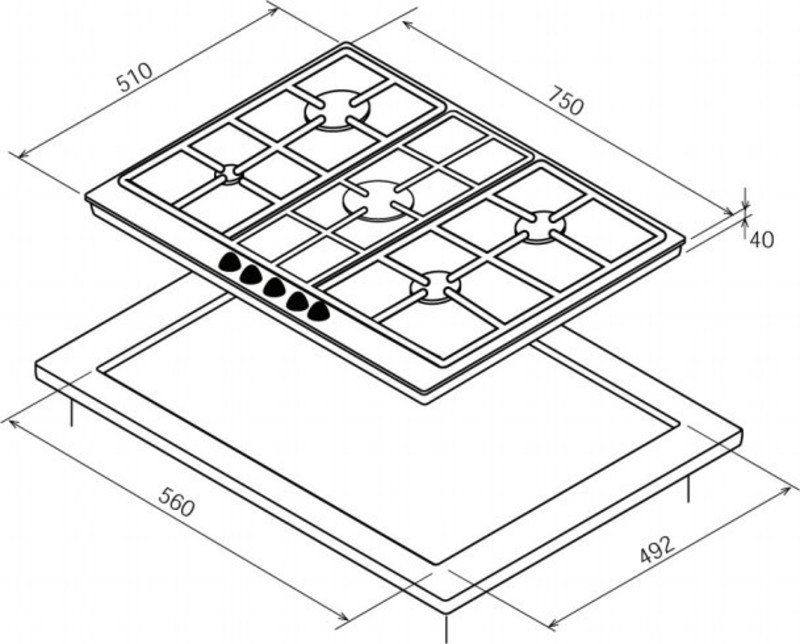 Варочная поверхность BO297MH/N