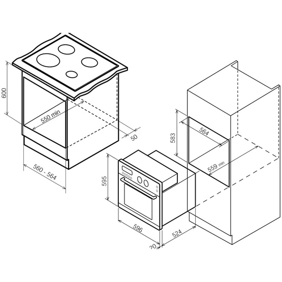 Духовой шкаф BO247WH/E