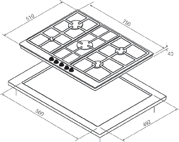 Варочная поверхность BO293MF/N