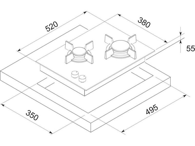 Варочная поверхность BO267SC/N