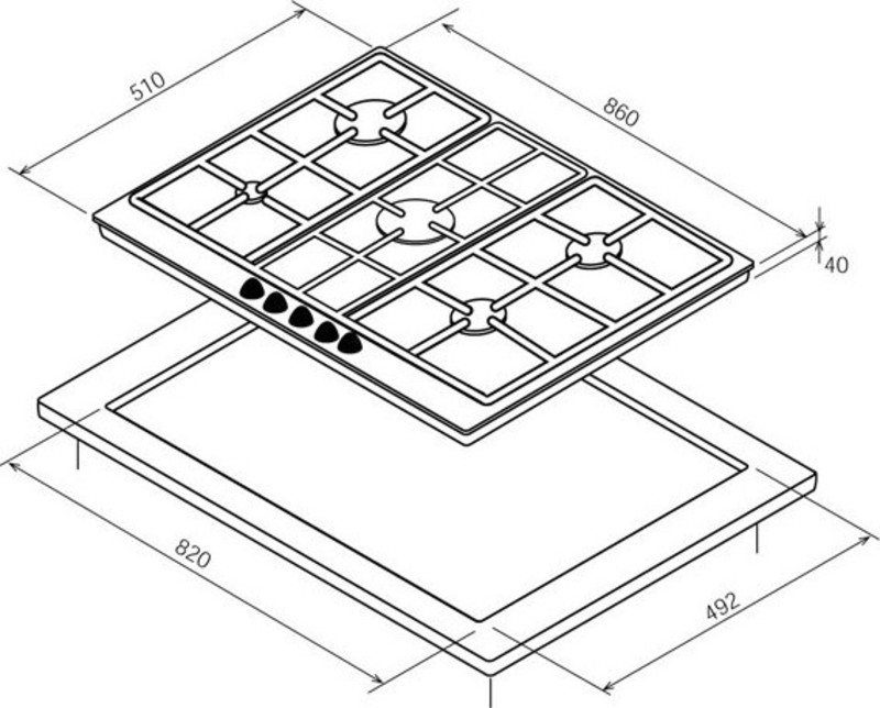 Варочная поверхность BO293MG/N